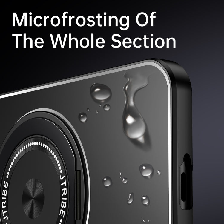 For Huawei Mate 80 Pro Rotating Holder Frosted Metal Phone Case