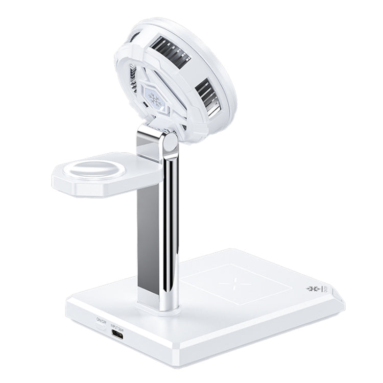 WK WP-U176 15W 4 in 1 Magnetic Cooling Wireless Charging Holder