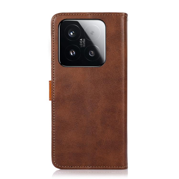 For Xiaomi 15T 5G KHAZNEH Cowhide Texture Flip Leather Phone Case