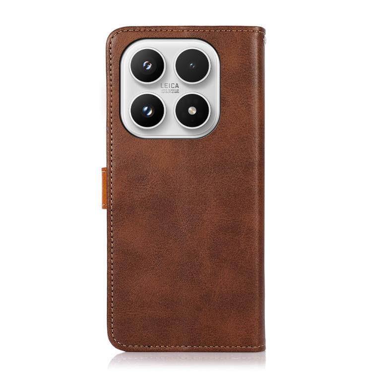 For Xiaomi 17 KHAZNEH Cowhide Texture Flip Leather Phone Case