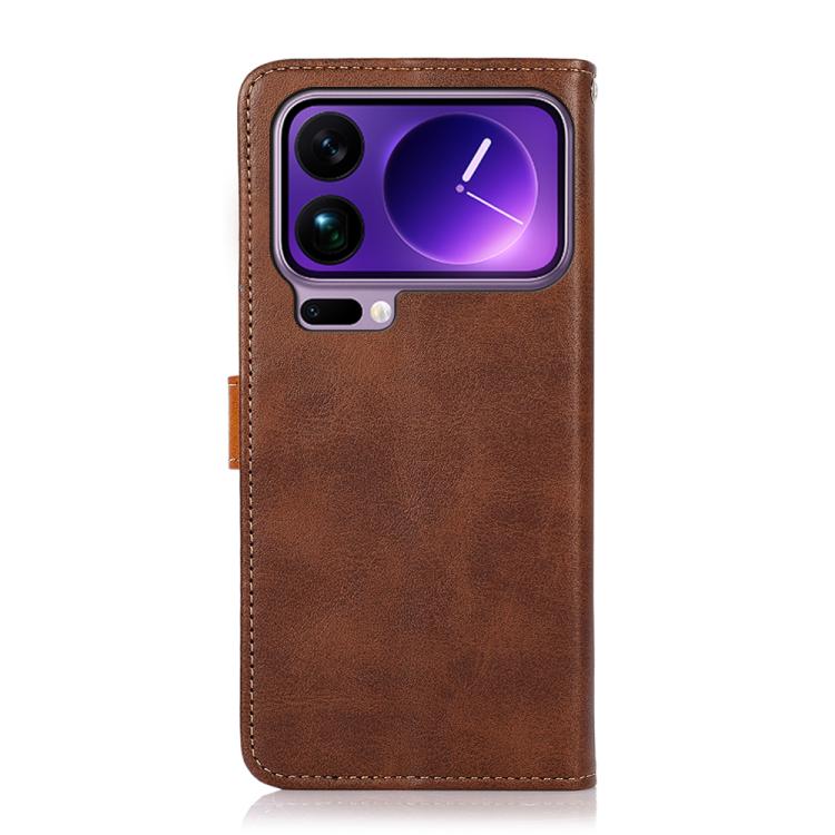 For Xiaomi 17 Pro Max KHAZNEH Cowhide Texture Flip Leather Phone Case