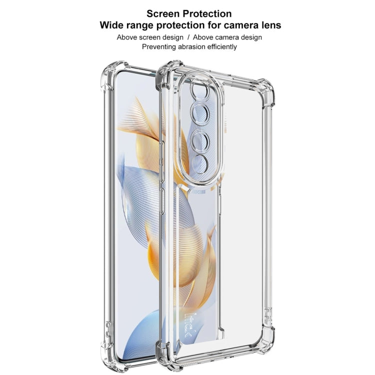 For Honor 90 Pro IMAK UX-4 Series Four-corner Shockproof Phone Case - Transparent