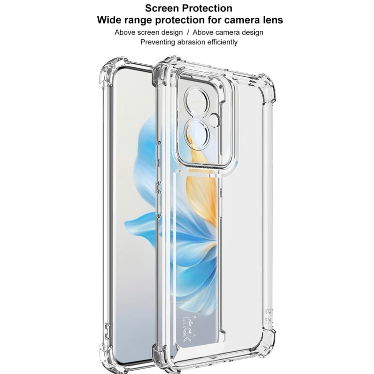 For Honor 100 IMAK UX-4 Series Four-corner Shockproof Phone Case - Transparent