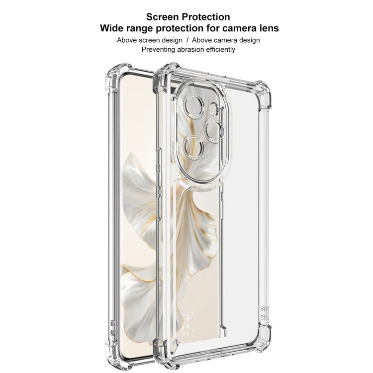 For Honor 100 Pro IMAK UX-4 Series Four-corner Shockproof Phone Case - Transparent