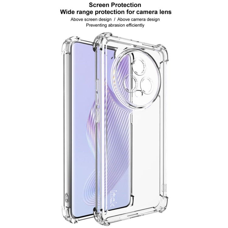 For Honor Magic5 IMAK UX-4 Series Four-corner Shockproof Phone Case - Transparent