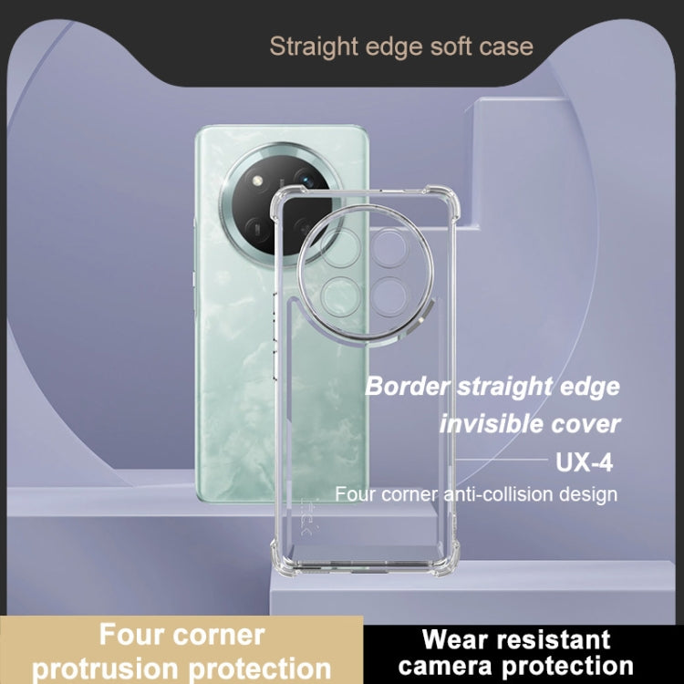 For Honor X60 Pro IMAK UX-4 Series Four-corner Shockproof Phone Case - Transparent