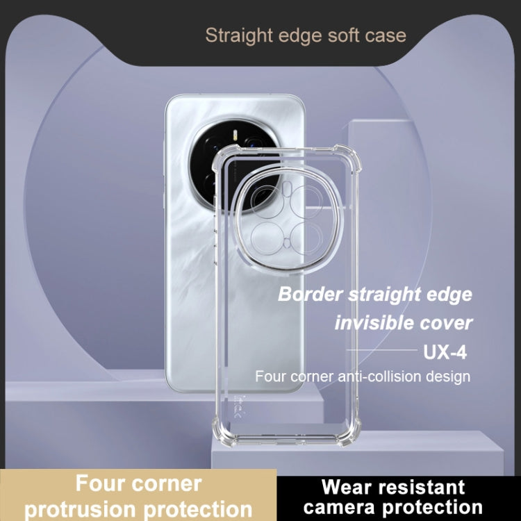 For Honor Magic7 Pro 5G IMAK UX-4 Series Four-corner Shockproof Phone Case - Transparent
