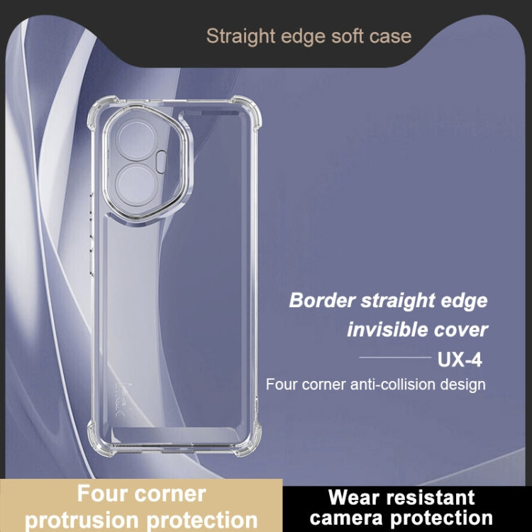 For Honor 300 IMAK UX-4 Series Four-corner Shockproof Phone Case - Transparent