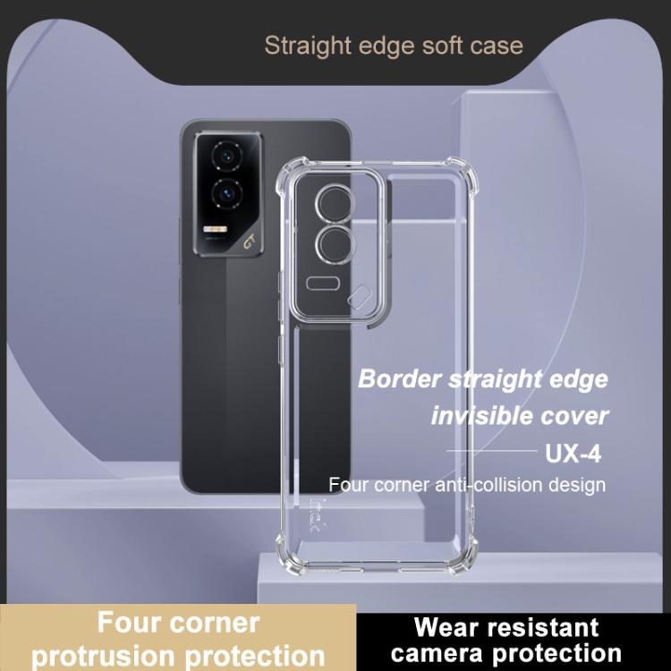 For Honor GT IMAK UX-4 Series Four-corner Shockproof Phone Case - Transparent