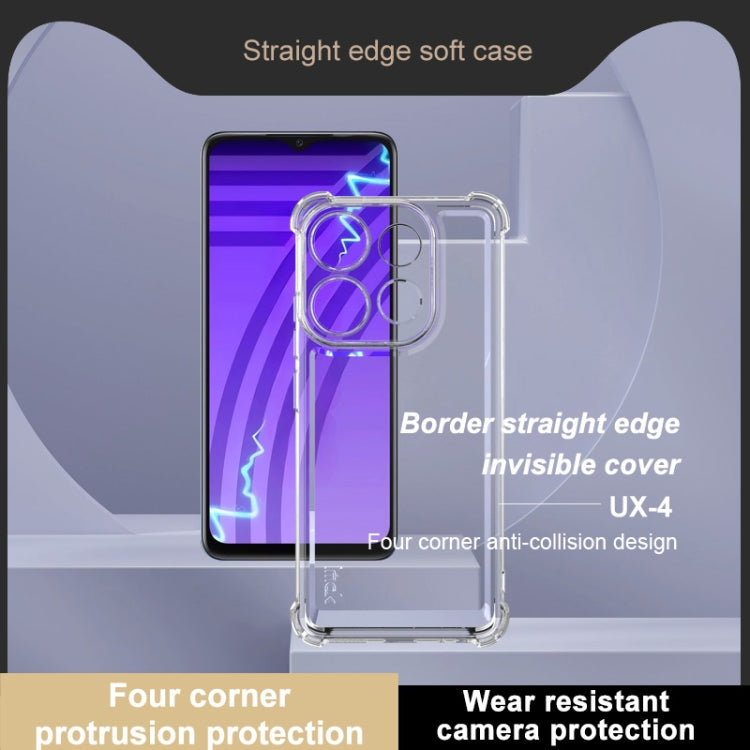 For Infinix Smart 7 X6515 Africa IMAK UX-4 Series Four-corner Shockproof Phone Case - Transparent