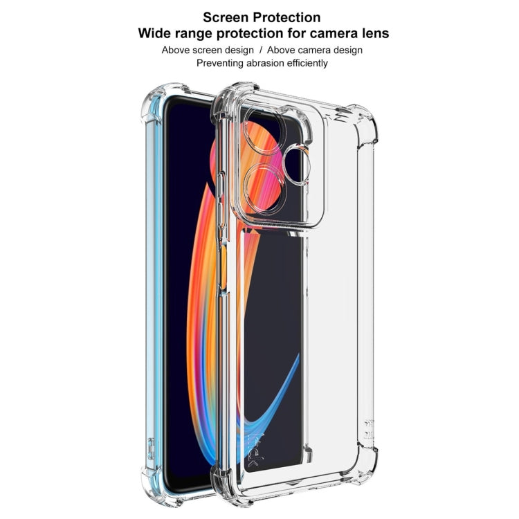 For Infinix Hot 30i / 30i NFC IMAK UX-4 Series Four-corner Shockproof Phone Case - Transparent