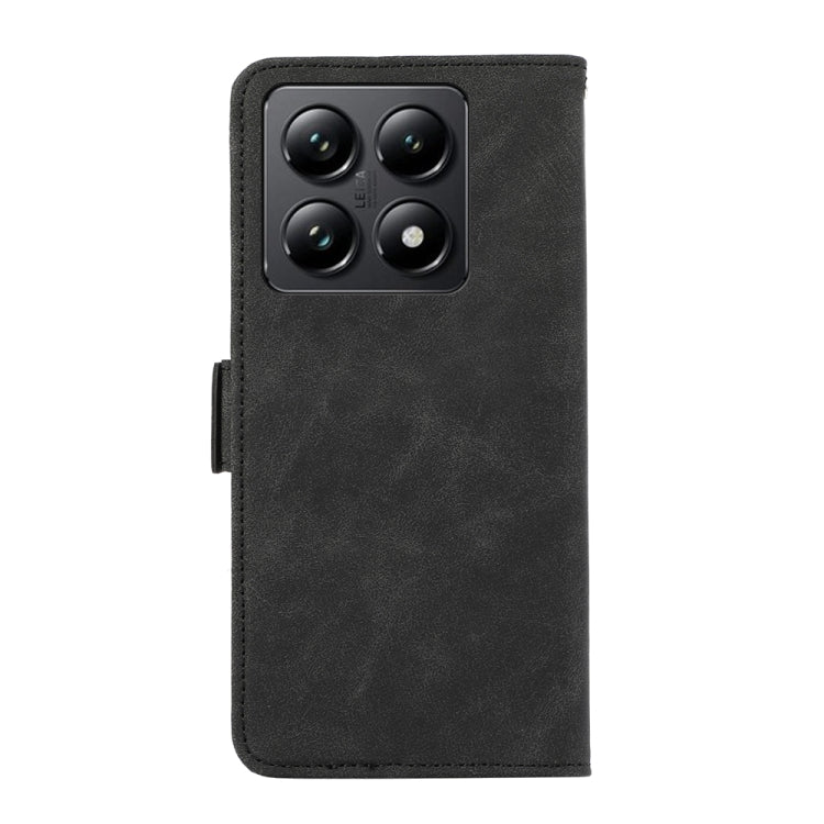 For Xiaomi 14T Pro ABEEL Frosted Magnetic RFID Leather Phone Case