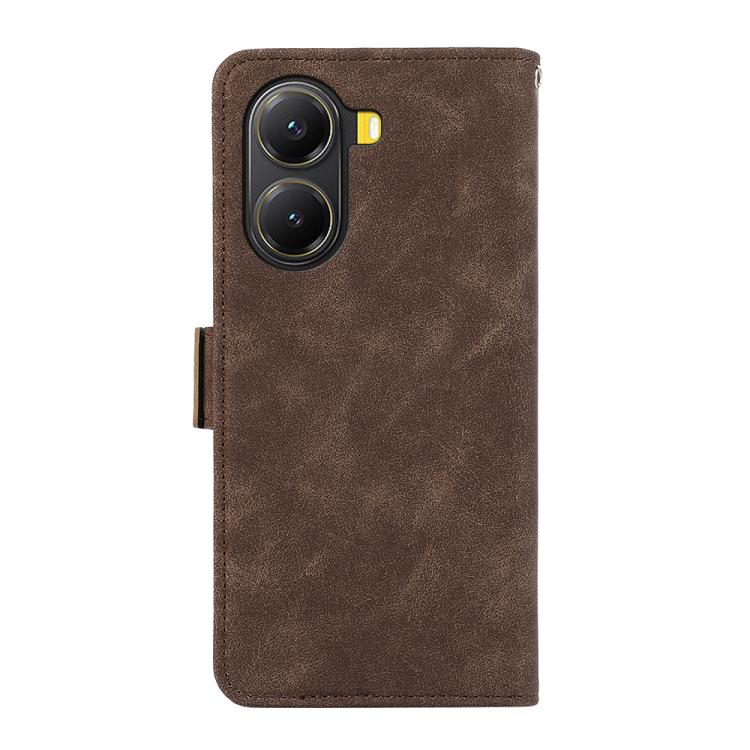 For Xiaomi Poco X7 Pro ABEEL Frosted Magnetic RFID Leather Phone Case