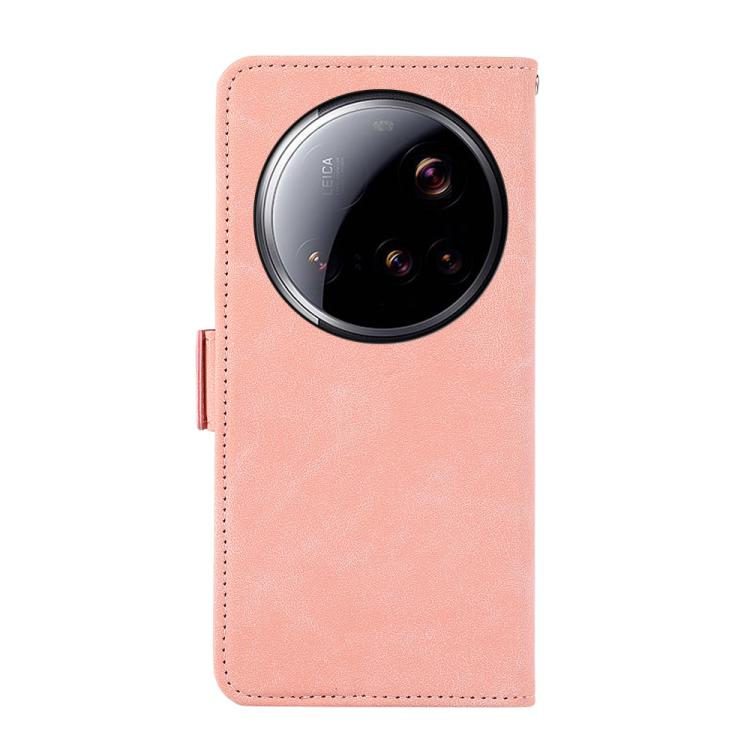 For Xiaomi 15 Ultra ABEEL Frosted Magnetic RFID Leather Phone Case
