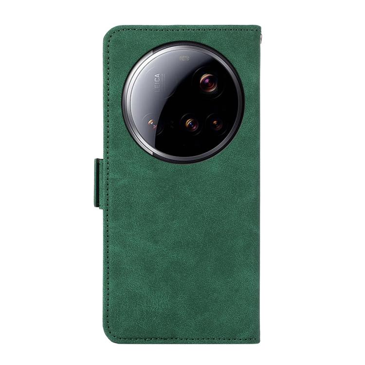 For Xiaomi 15 Ultra ABEEL Frosted Magnetic RFID Leather Phone Case