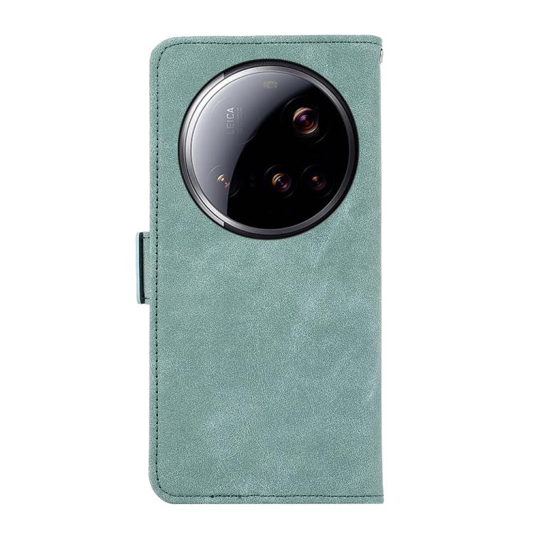 For Xiaomi 15 Ultra ABEEL Frosted Magnetic RFID Leather Phone Case