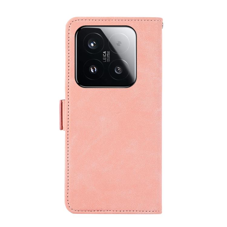 For Xiaomi 15T 5G ABEEL Frosted Magnetic RFID Leather Phone Case