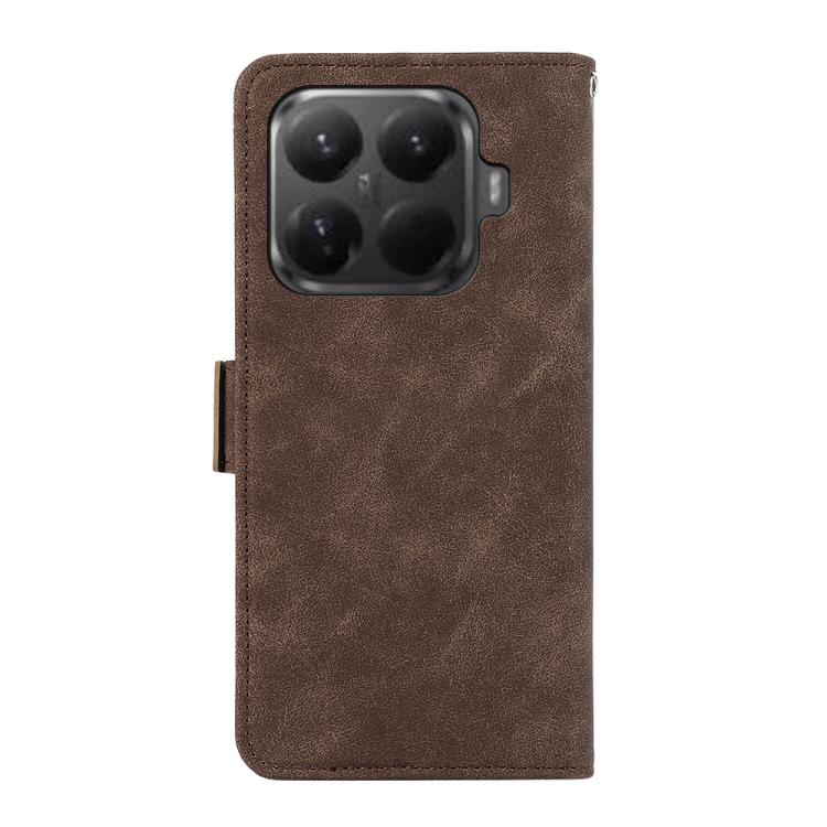 For Xiaomi 15T Pro 5G ABEEL Frosted Magnetic RFID Leather Phone Case