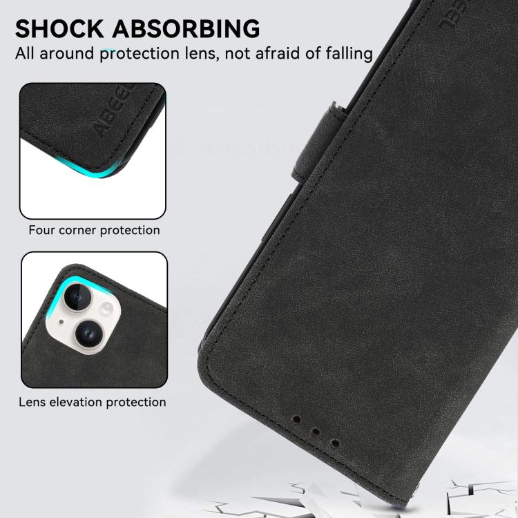 For Xiaomi 17 ABEEL Frosted Magnetic RFID Leather Phone Case