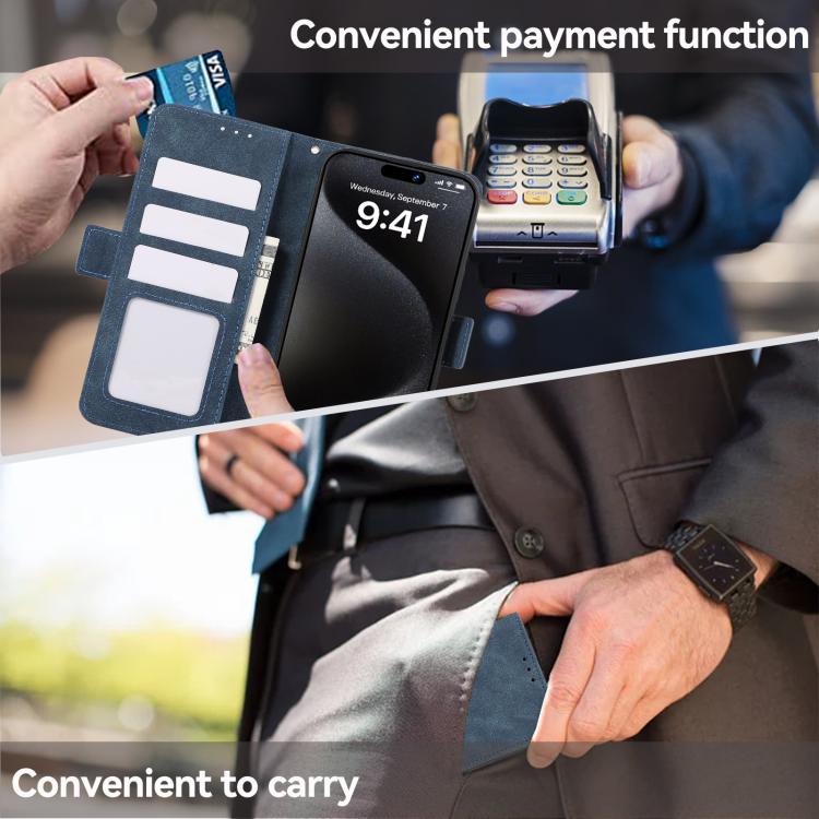 For Xiaomi 17 Pro ABEEL Frosted Magnetic RFID Leather Phone Case