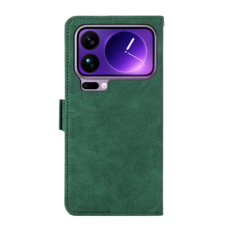For Xiaomi 17 Pro ABEEL Frosted Magnetic RFID Leather Phone Case
