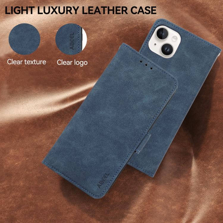 For Xiaomi 17 Pro Max ABEEL Frosted Magnetic RFID Leather Phone Case