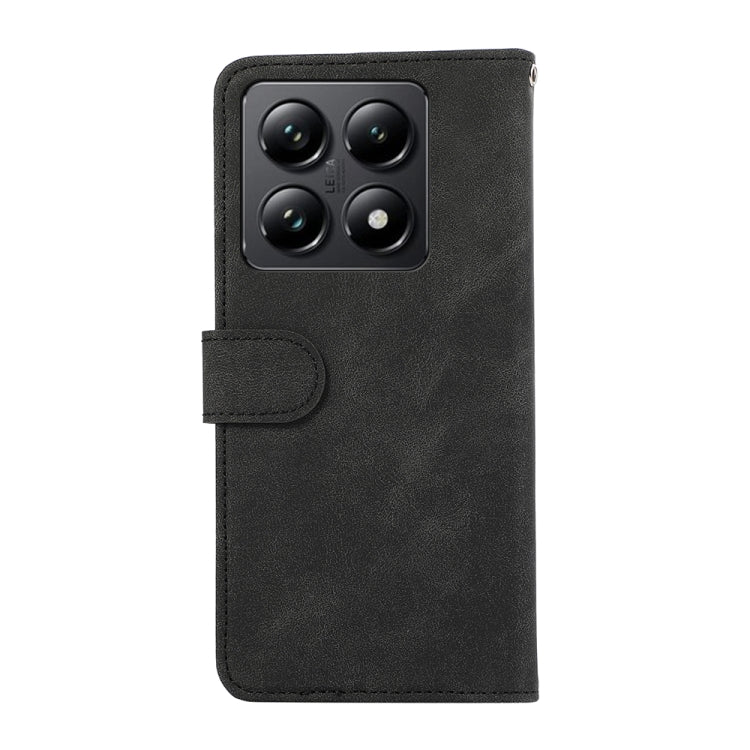For Xiaomi 14T ABEEL Color Block Magnetic RFID Leather Phone Case