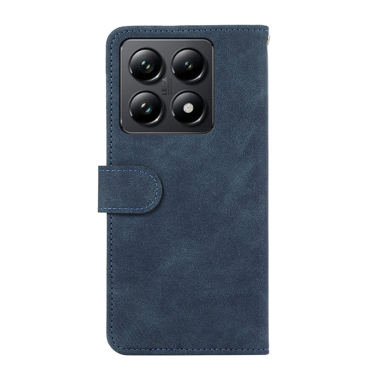 For Xiaomi 14T ABEEL Color Block Magnetic RFID Leather Phone Case