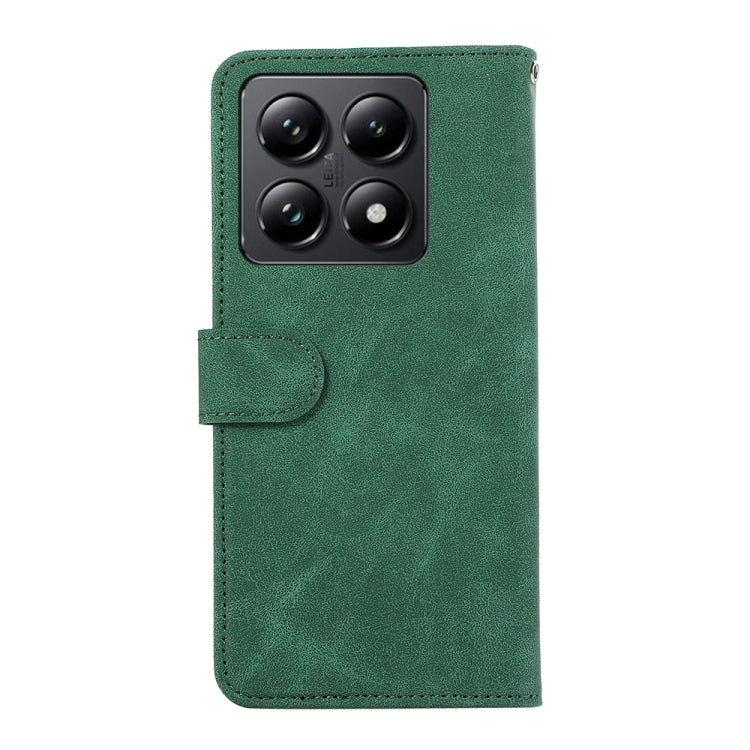 For Xiaomi 14T ABEEL Color Block Magnetic RFID Leather Phone Case