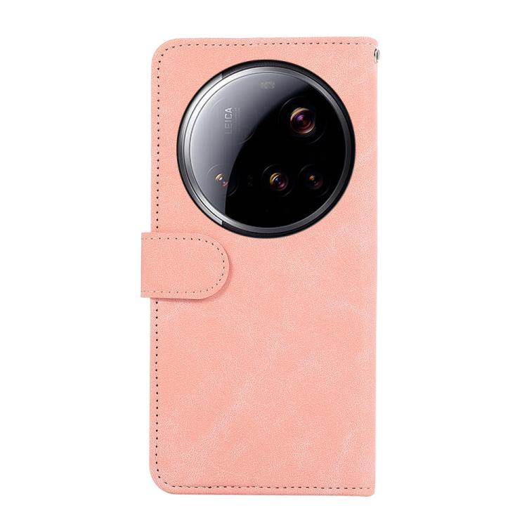For Xiaomi 15 Ultra ABEEL Color Block Magnetic RFID Leather Phone Case