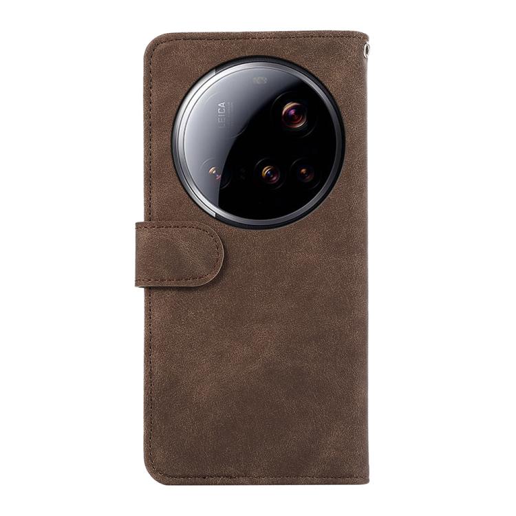 For Xiaomi 15 Ultra ABEEL Color Block Magnetic RFID Leather Phone Case