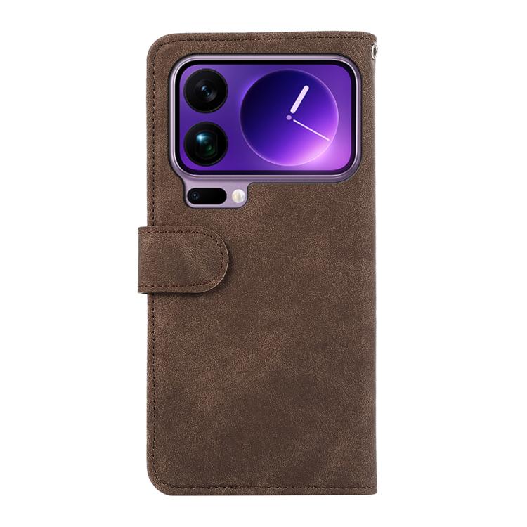 For Xiaomi 17 Pro ABEEL Color Block Magnetic RFID Leather Phone Case