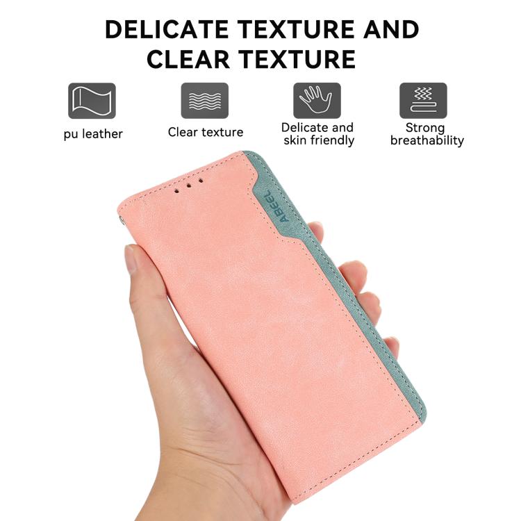For Xiaomi 17 Pro Max ABEEL Color Block Magnetic RFID Leather Phone Case