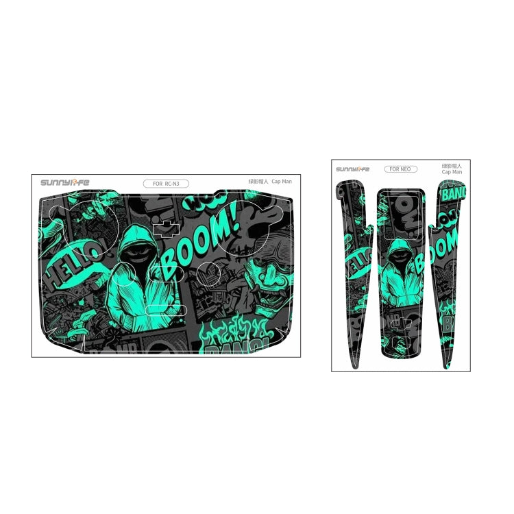 For DJI Neo Drone Body Remote Control Protective Sticker