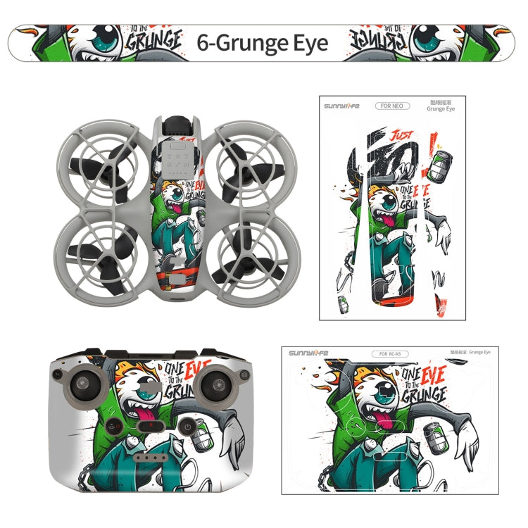 For DJI Neo Drone Body Remote Control Protective Sticker