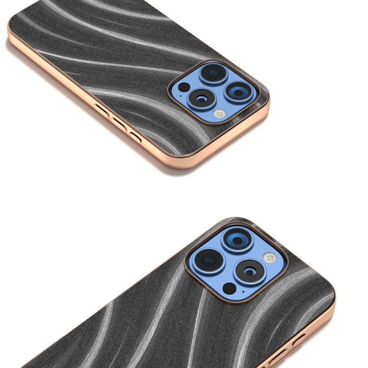 For iPhone 16 Pro Nano Electroplating Galactic Pattern Protective Phone Case