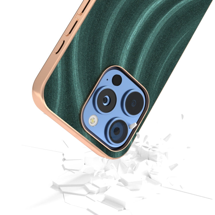 For iPhone 16 Pro Nano Electroplating Galactic Pattern Protective Phone Case
