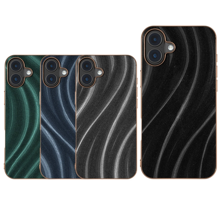 For iPhone 16 Nano Electroplating Galactic Pattern Protective Phone Case