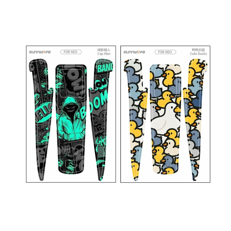 For DJI Neo 2pcs Combo Drone Body Protective Stickers