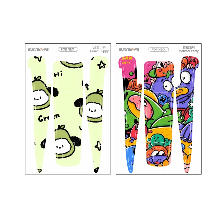 For DJI Neo 2pcs Combo Drone Body Protective Stickers