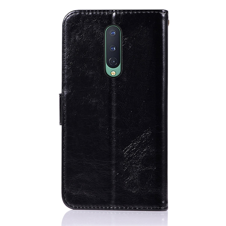 For OnePlus 8 Copper Buckle Retro Crazy Horse Texture Horizontal Flip Leather Case with Holder & Card Slots & Wallet