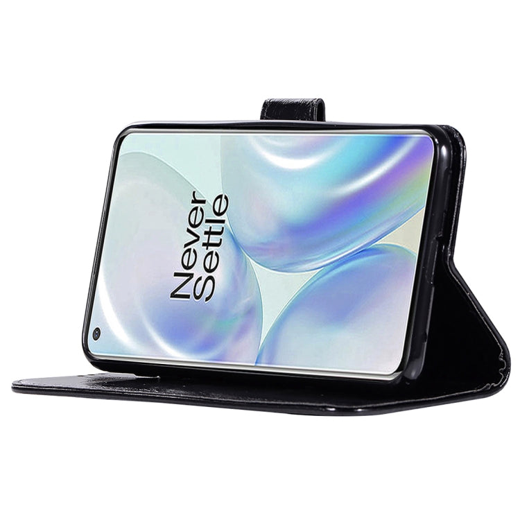 For OnePlus 8 Copper Buckle Retro Crazy Horse Texture Horizontal Flip Leather Case with Holder & Card Slots & Wallet