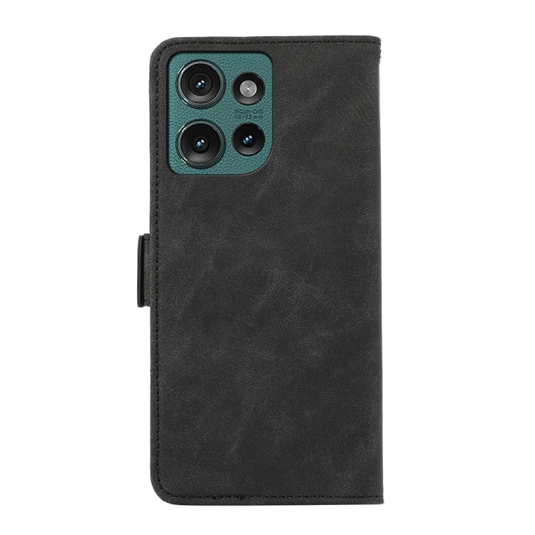 For Motorola Edge 50 Neo ABEEL Frosted Magnetic RFID Leather Phone Case