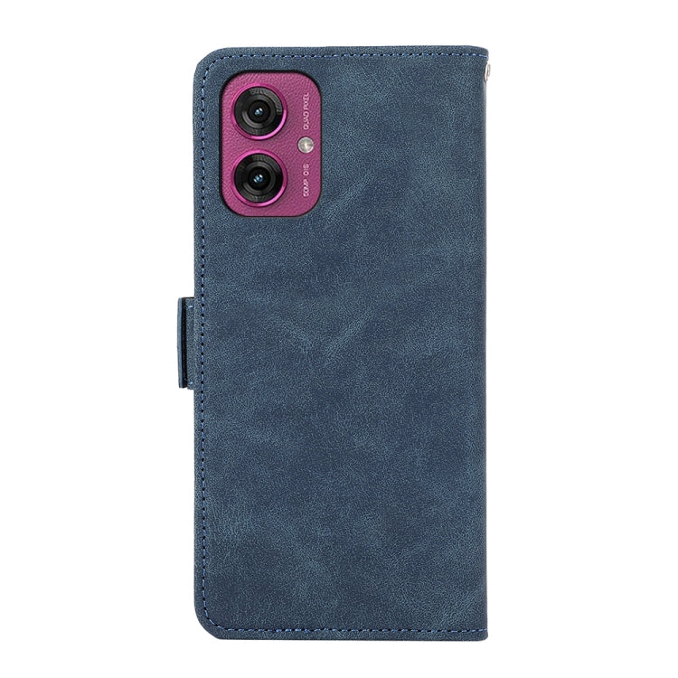 For Motorola Moto G55 5G ABEEL Frosted Magnetic RFID Leather Phone Case