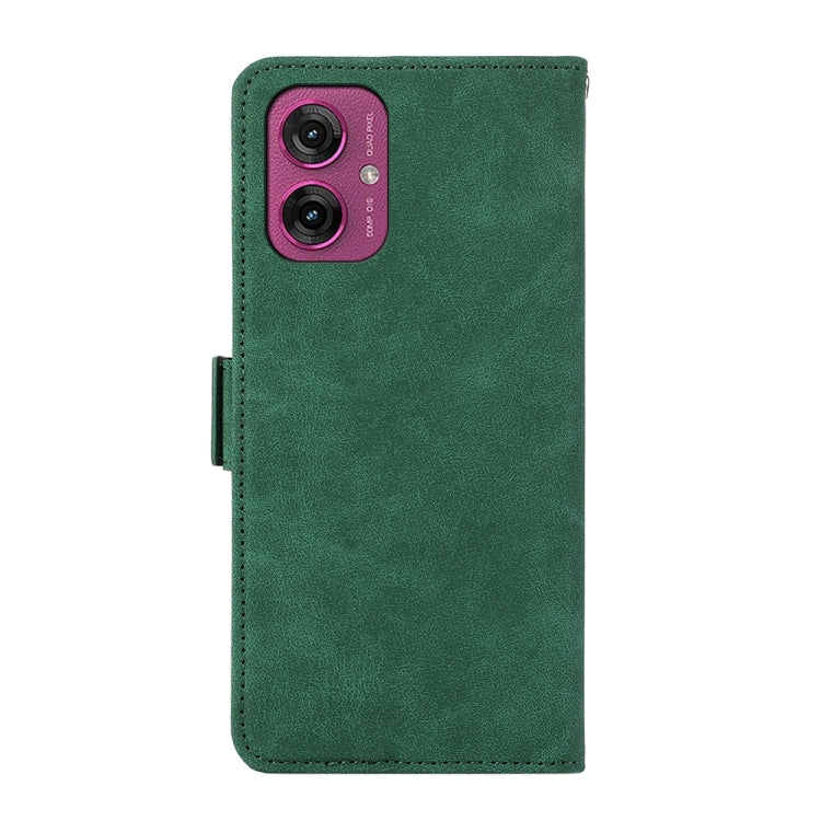 For Motorola Moto G55 5G ABEEL Frosted Magnetic RFID Leather Phone Case