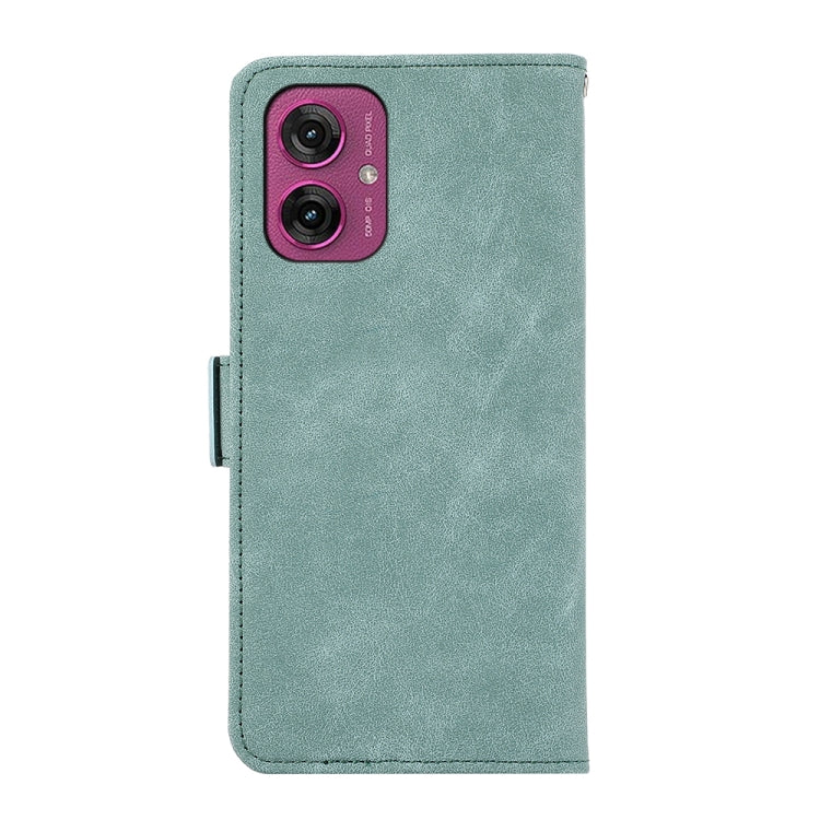 For Motorola Moto G55 5G ABEEL Frosted Magnetic RFID Leather Phone Case