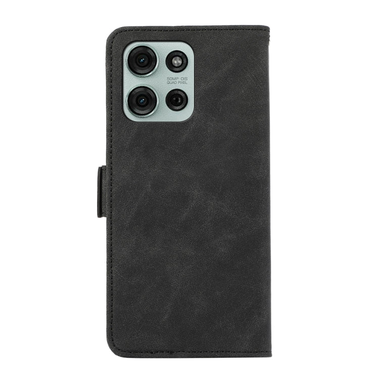 For Motorola Moto G75 5G ABEEL Frosted Magnetic RFID Leather Phone Case