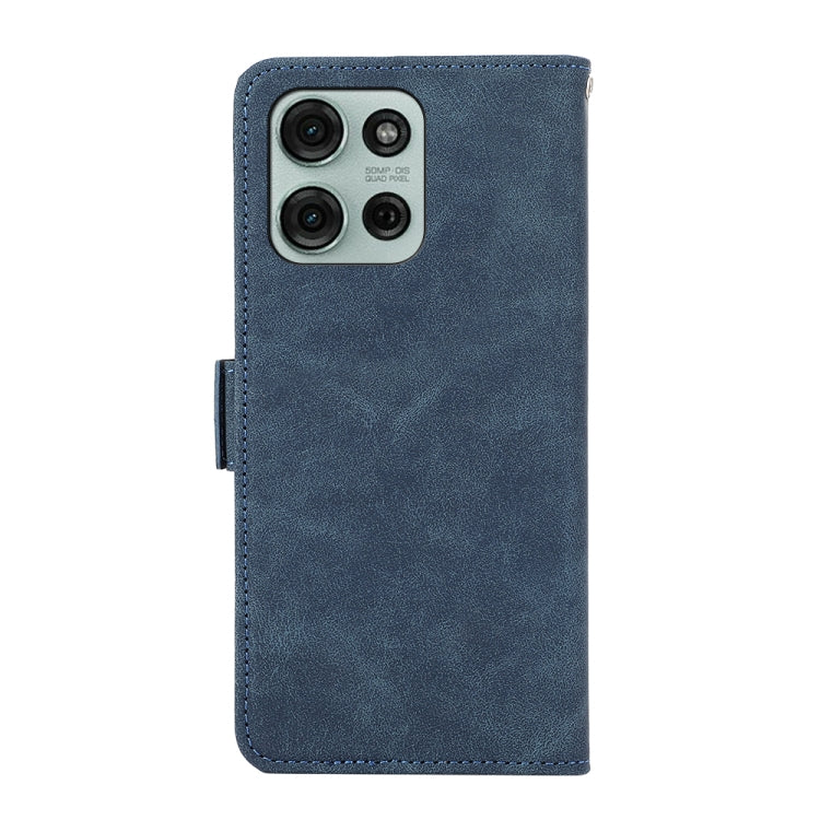 For Motorola Moto G75 5G ABEEL Frosted Magnetic RFID Leather Phone Case