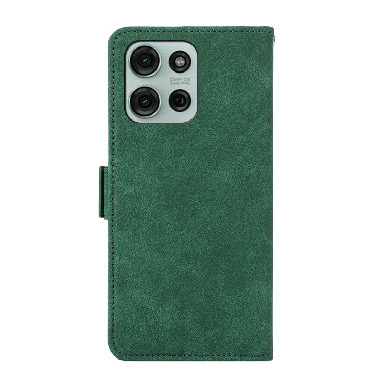 For Motorola Moto G75 5G ABEEL Frosted Magnetic RFID Leather Phone Case