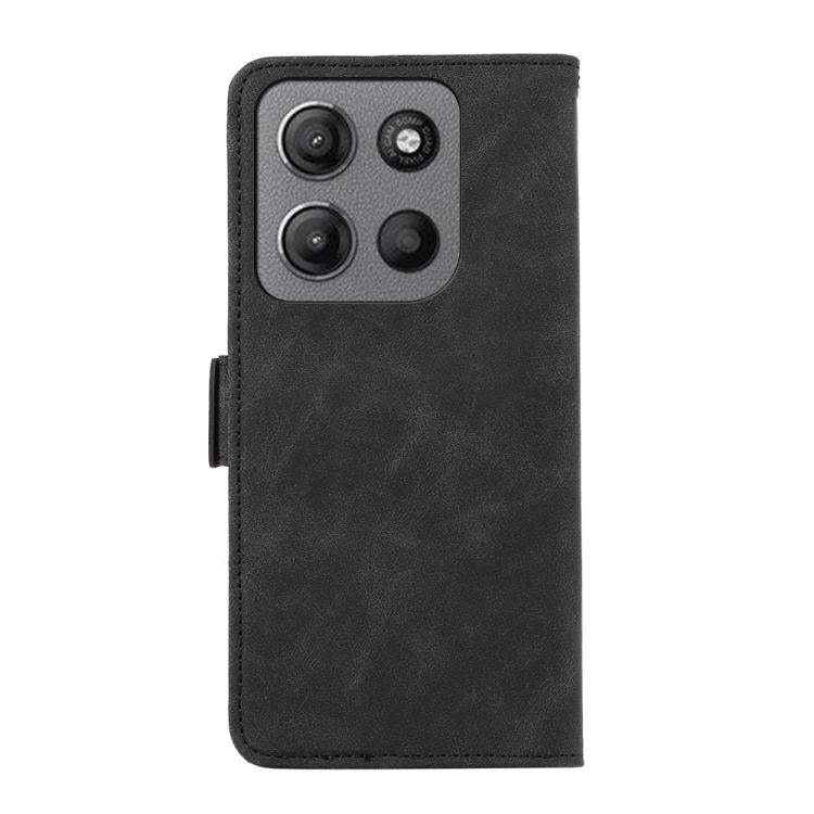 For Motorola Moto G15 4G / G05 ABEEL Frosted Magnetic RFID Leather Phone Case